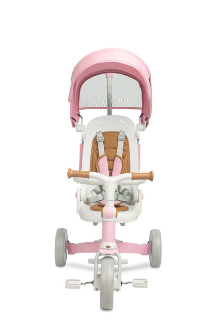 Tricicletă și bicicletă de echilibru 2 în 1 Faro roz Caretero Toyz