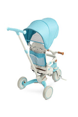 Tricicletă și bicicletă de echilibru 2 în 1 Faro Albastră Caretero Toyz
