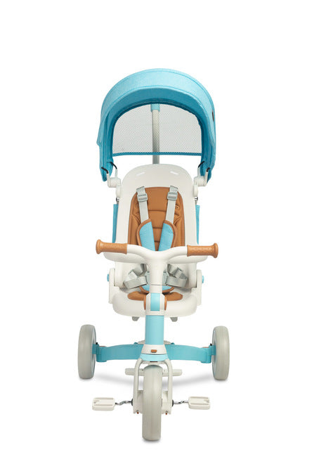 Tricicletă și bicicletă de echilibru 2 în 1 Faro Albastră Caretero Toyz