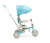 Tricicletă și bicicletă de echilibru 2 în 1 Faro Albastră Caretero Toyz