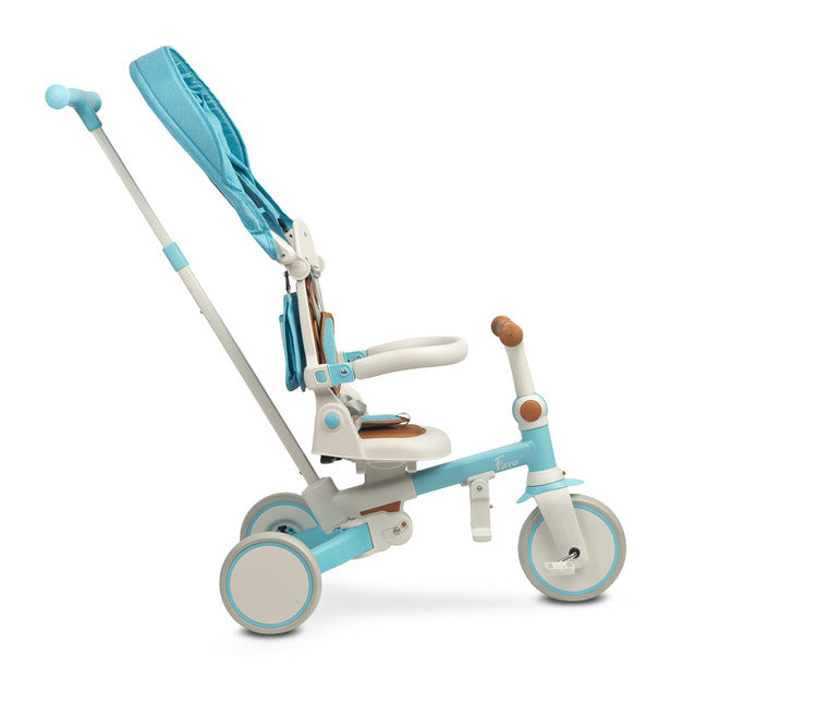 Tricicletă și bicicletă de echilibru 2 în 1 Faro Albastră Caretero Toyz