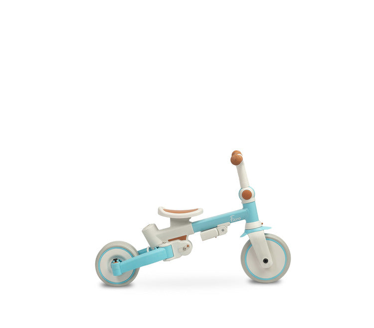 Tricicletă și bicicletă de echilibru 2 în 1 Faro Albastră Caretero Toyz