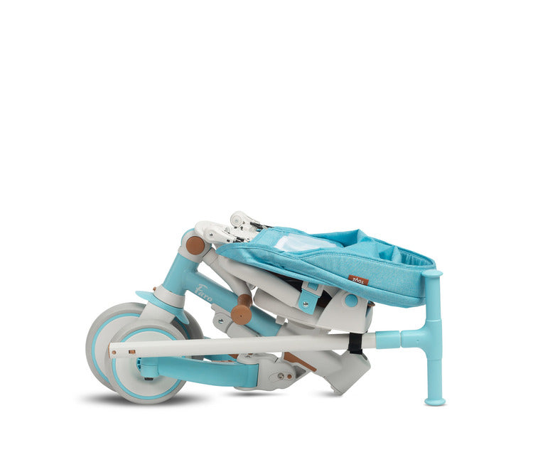 Tricicletă și bicicletă de echilibru 2 în 1 Faro Albastră Caretero Toyz