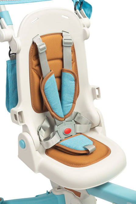 Tricicletă și bicicletă de echilibru 2 în 1 Faro Albastră Caretero Toyz