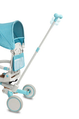 Tricicletă și bicicletă de echilibru 2 în 1 Faro Albastră Caretero Toyz