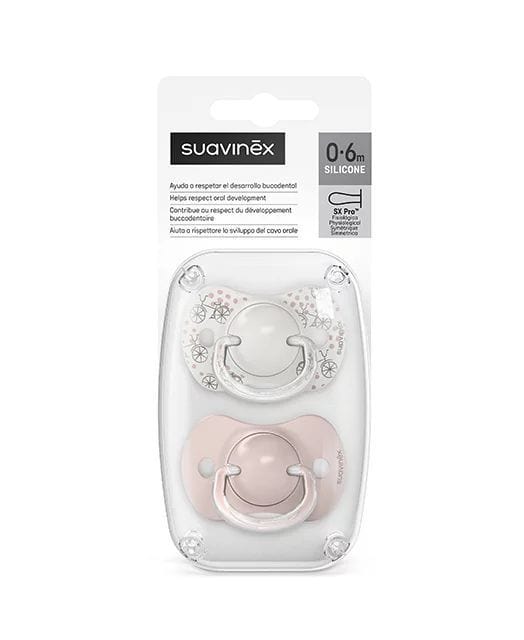Suzetă Sx Pro 0-6 2 buc. roz Suavinex