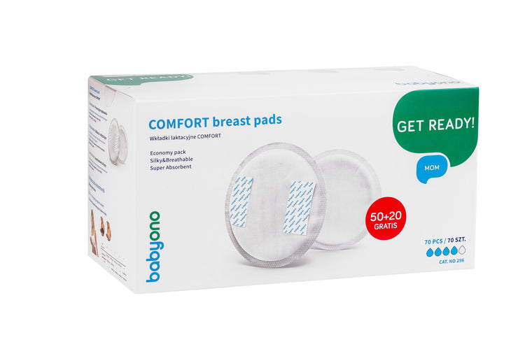 Подложки За Гърди Comfort 50 + 20 Безплатни Babyono --- BebeMama
