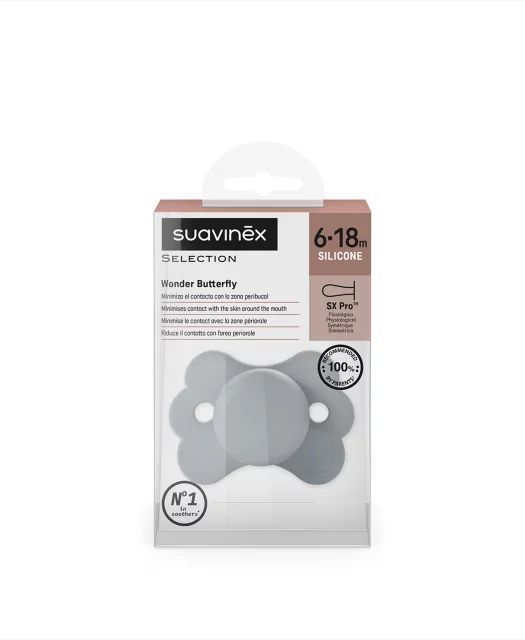 Suzetă Sx Pro 6-18 Fluture Albastru Suavinex