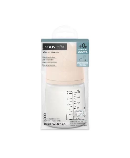 Sticlă 180Ml 0+ - Slow Suavinex