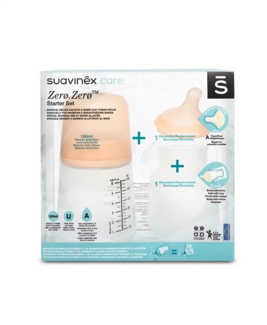 Set Bidon 180ml + Tetină Suavinex