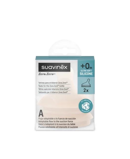 Биберон За Шише Zero Adaptive 2 Броя Suavinex
