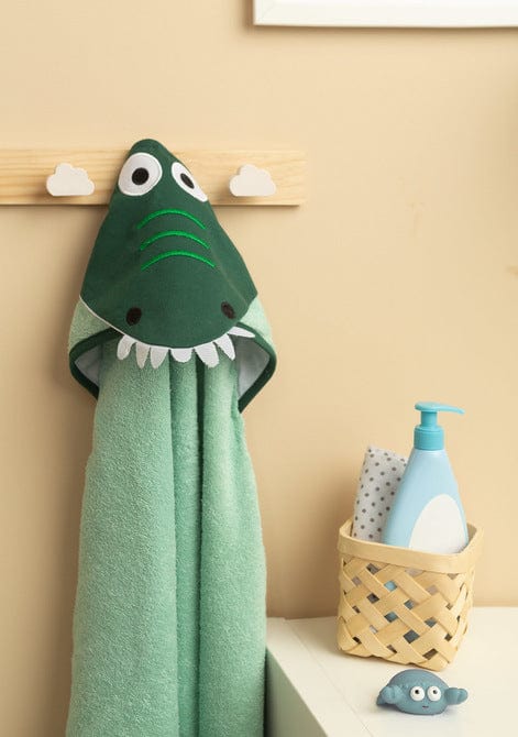 Prosop de baie Water Friends Crocodil Verde