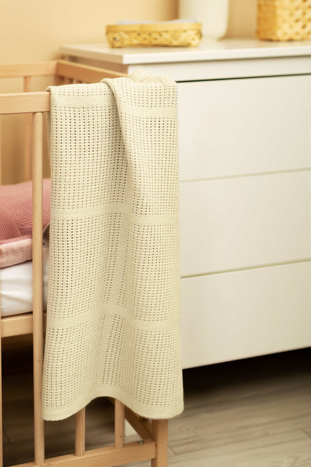 Одеяло 100% Памук Moli Слонова Кост Sensillo