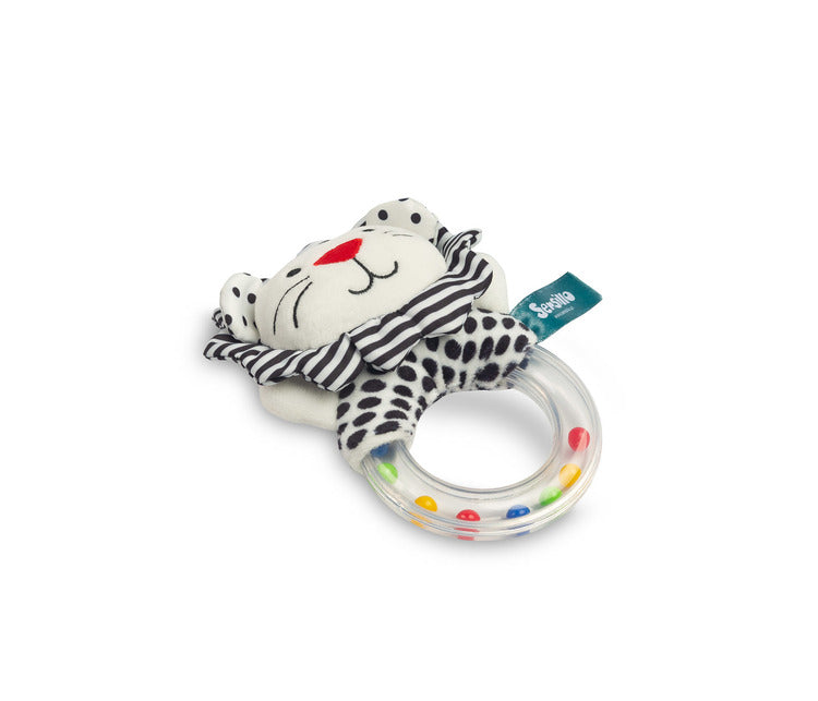 Дрънкалка Черно-Бяла Лъв Sensillo