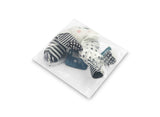 Pandantiv pentru cărucior alb-negru - Elefant