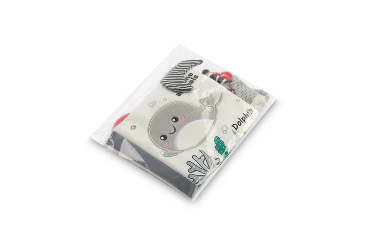 Мека Книжка Черно-Бяла Делфинче Sensillo