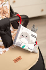 Мека Книжка Черно-Бяла Делфинче Sensillo