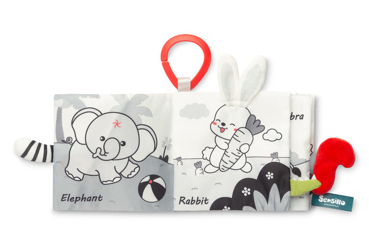 Мека Книжка Черно-Бяла Совичка Sensillo