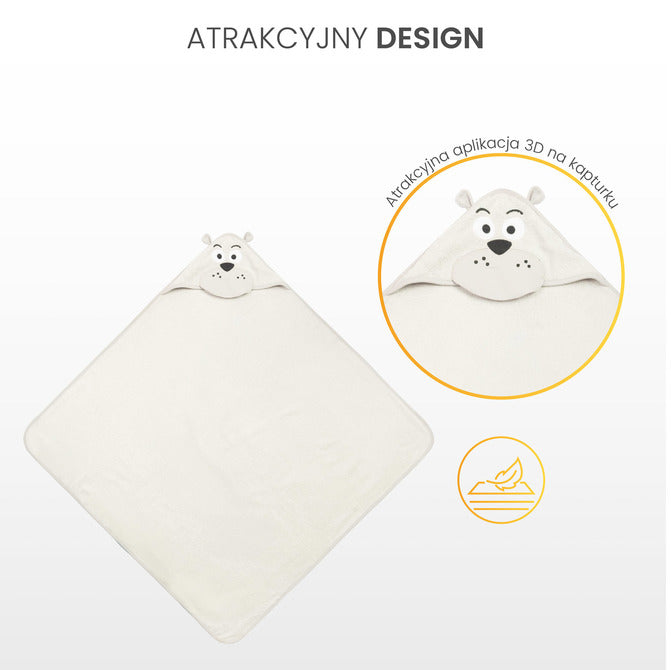 Prosop de baie Pinguin Prietenii Apei Alb