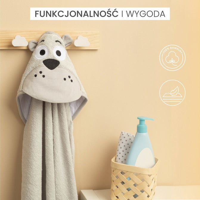 Prosop de baie Pinguin Prietenii Apei Alb