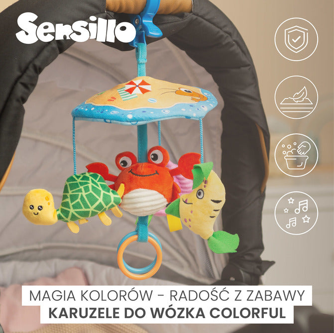Въртележка За Детска Количка Жаба Sensillo