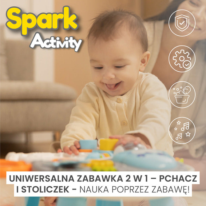 Проходилка 2В1 Spark Grey Caretero Toyz