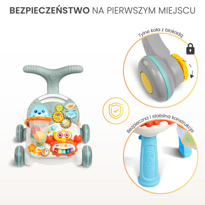 Проходилка 2В1 Spark Grey Caretero Toyz