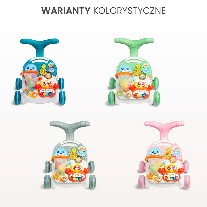 Premergător pentru bebeluși 2 în 1 Spark Green Caretero Toyz