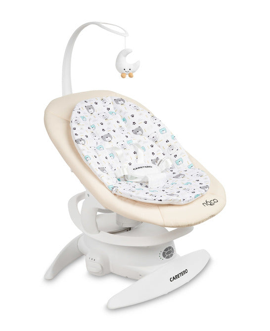 Шезлонг И Люлка 2в1 Rocker Noco Бежов Caretero
