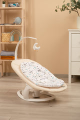 Шезлонг И Люлка 2в1 Rocker Noco Бежов Caretero