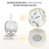 Шезлонг И Люлка 2в1 Rocker Noco Сив Caretero