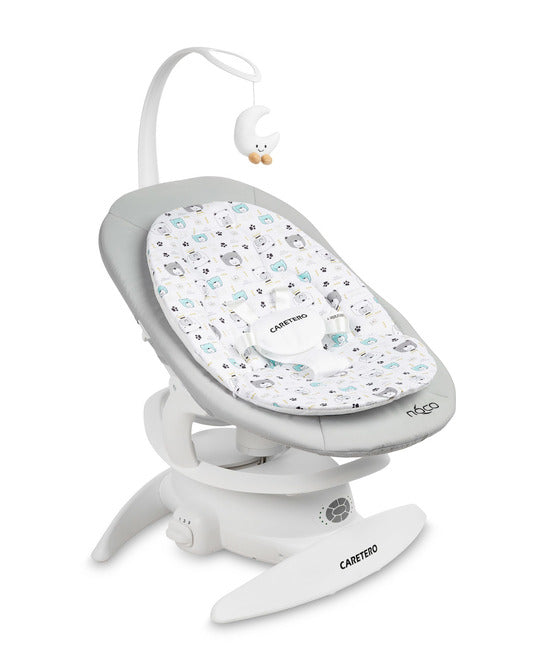 Шезлонг И Люлка 2в1 Rocker Noco Сив Caretero
