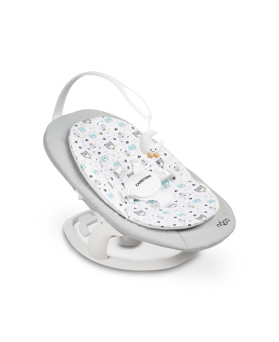 Шезлонг И Люлка 2в1 Rocker Noco Сив Caretero