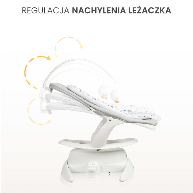 Шезлонг И Люлка Rocker Noco Графит Caretero