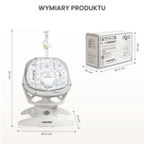 Шезлонг И Люлка Rocker Noco Графит Caretero