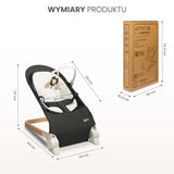 Шезлонг Bouncer Pine Black Caretero