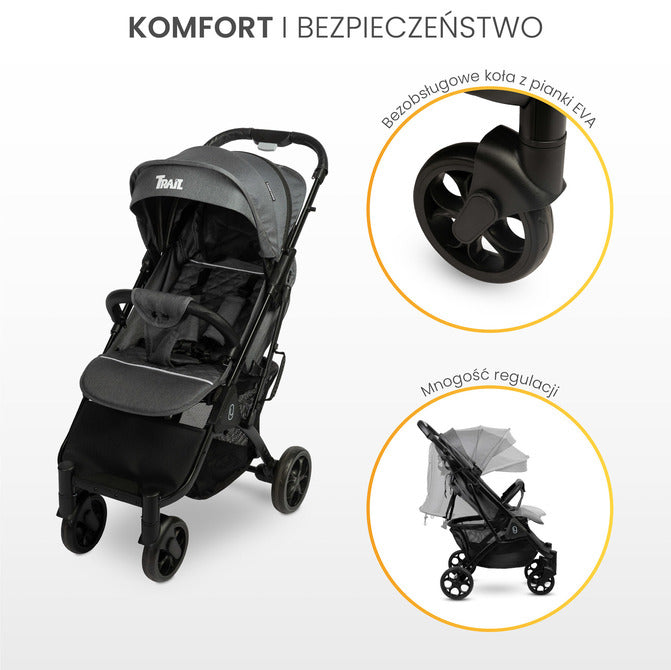 Cărucior Trail Graphite