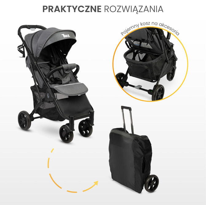 Cărucior Trail Graphite
