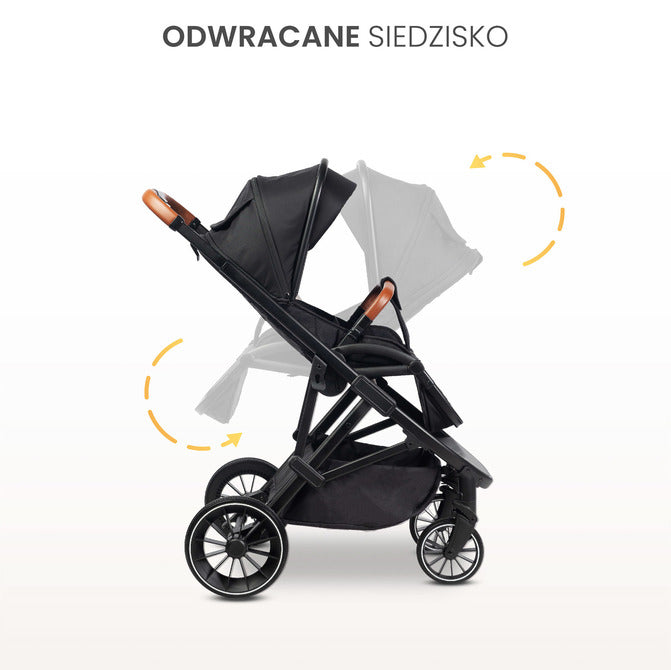 Количка Ratio Черна Caretero