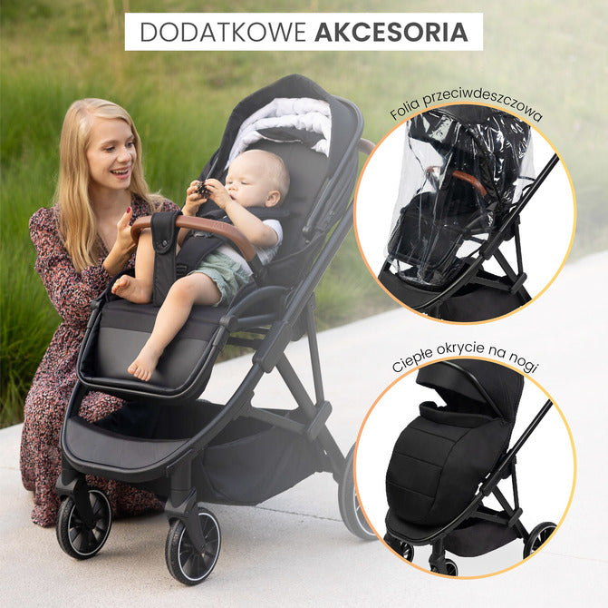 Количка Ratio Черна Caretero