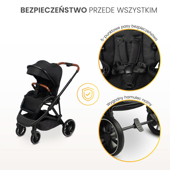 Количка Ratio Тъмно Сива Caretero
