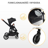 Количка Ratio Тъмно Сива Caretero