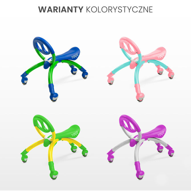 Кола Ride-Оn Push Car Beetle Pink Caretero Toyz