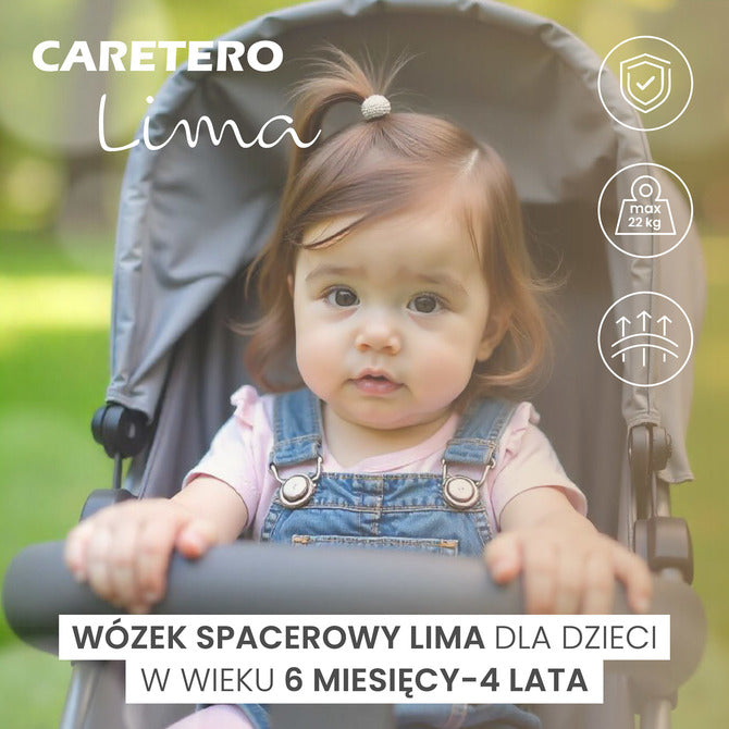 Детска Количка Lima Graphite Caretero