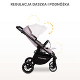 Бебешка Количка Agil Черна Caretero