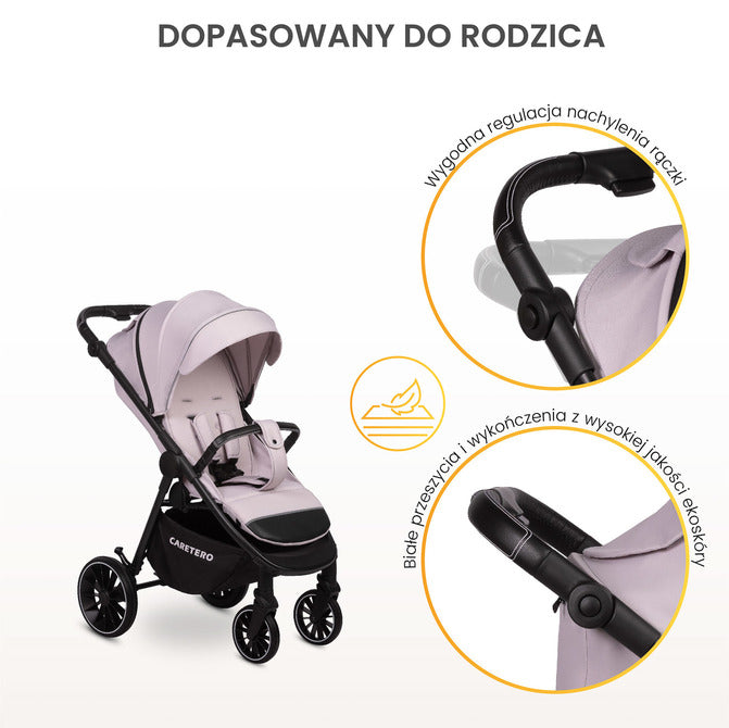 Бебешка Количка Agil Черна Caretero