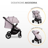 Бебешка Количка Agil Черна Caretero