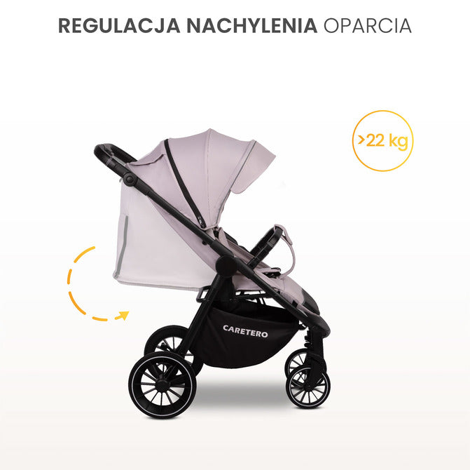 Бебешка Количка Agil Сива Caretero