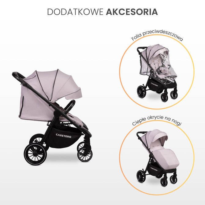 Бебешка Количка Agil Кафява Caretero