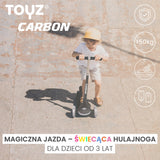 Тротинетка Carbon Светлосиня Caretero Toyz